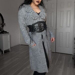 🩶Whimsygoth Fairycore Bohemian Cardigan Duster